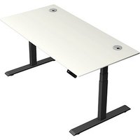 Kerkmann Move 2 Plus elektrisch höhenverstellbarer Schreibtisch weiß rechteckig, T-Fuß-Gestell anthrazit 160,0 x 80,0 cm Kerkmann Move 2 Plus elektrisch höhenverstellbarer Schreibtisch weiß rechteckig, T-Fuß-Gestell anthrazit 160,0 x 80,0 cm von Kerkmann