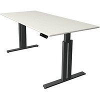 Kerkmann Move 3 elegant höhenverstellbarer Schreibtisch weiß rechteckig 180,0 x 80,0 cm von Kerkmann
