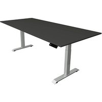 Kerkmann Move 4 elektrisch höhenverstellbarer Schreibtisch anthrazit rechteckig, T-Fuß-Gestell silber 225,0 x 100,0 cm Kerkmann Move 4 elektrisch höhenverstellbarer Schreibtisch anthrazit rechteckig, T-Fuß-Gestell silber 225,0 x 100,0 cm von Kerkmann