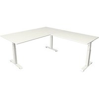 Kerkmann Move 4 elektrisch höhenverstellbarer Schreibtisch weiß rechteckig, T-Fuß-Gestell weiß 200,0 x 220,0 cm Kerkmann Move 4 elektrisch höhenverstellbarer Schreibtisch weiß rechteckig, T-Fuß-Gestell weiß 200,0 x 220,0 cm von Kerkmann