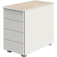 Kerkmann Move Standcontainer weiß, ahorn 4 Auszüge 42,0 x 80,0 x 72,0 - 76,0 cm Kerkmann Move Standcontainer weiß, ahorn 4 Auszüge 42,0 x 80,0 x 72,0 - 76,0 cm von Kerkmann