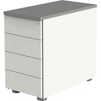 Kerkmann Move Standcontainer weiß, grafit 4 Auszüge 42,0 x 80,0 x 72,0 - 76,0 cm Kerkmann Move Standcontainer weiß, grafit 4 Auszüge 42,0 x 80,0 x 72,0 - 76,0 cm von Kerkmann