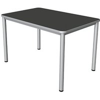 Kerkmann Prime Schreibtisch anthrazit rechteckig, 4-Fuß-Gestell silber 120,0 x 80,0 cm Kerkmann Prime Schreibtisch anthrazit rechteckig, 4-Fuß-Gestell silber 120,0 x 80,0 cm von Kerkmann