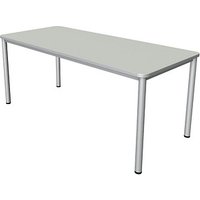 Kerkmann Prime Schreibtisch lichtgrau rechteckig, 4-Fuß-Gestell silber 180,0 x 80,0 cm Kerkmann Prime Schreibtisch lichtgrau rechteckig, 4-Fuß-Gestell silber 180,0 x 80,0 cm von Kerkmann