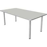 Kerkmann Prime Schreibtisch lichtgrau rechteckig, 4-Fuß-Gestell silber 200,0 x 100,0 cm Kerkmann Prime Schreibtisch lichtgrau rechteckig, 4-Fuß-Gestell silber 200,0 x 100,0 cm von Kerkmann