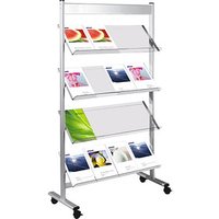 Kerkmann Prospektregal Ecoline silber DIN A4 Kerkmann Prospektregal Ecoline silber DIN A4 von Kerkmann