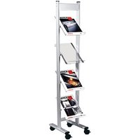 Kerkmann Prospektregal Ecoline silber DIN A4 4 Fächer Kerkmann Prospektregal Ecoline silber DIN A4 4 Fächer von Kerkmann