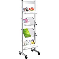 Kerkmann Prospektregal Ecoline silber DIN A4 8 Fächer Kerkmann Prospektregal Ecoline silber DIN A4 8 Fächer von Kerkmann