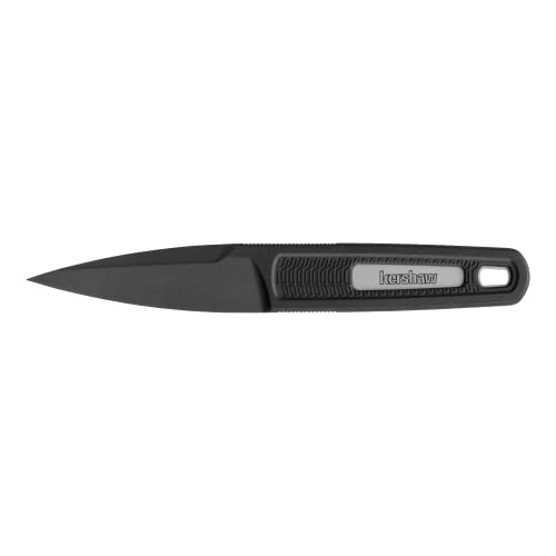 Kershaw Elektron Feststehendes Messer, 1396X, schwarz, Edelstahl von Kershaw