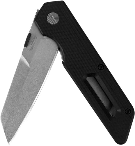 Kershaw - Mixtape Taschenmesser Bushkraft Messer Exklusives Outdoormesser aus 8Cr13MoV Stahl Griff aus Black TPR von Kershaw