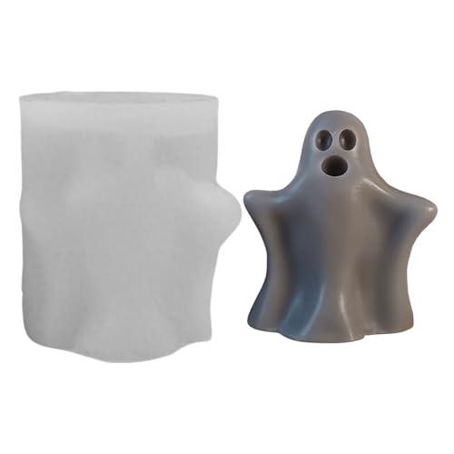 Kertaym Halloween Ghost Silikon Gießform Für Kerzen Seife Schokolade DIY Basteln Handwerk Dekoration Geschenk Herstellung (B) von Kertaym