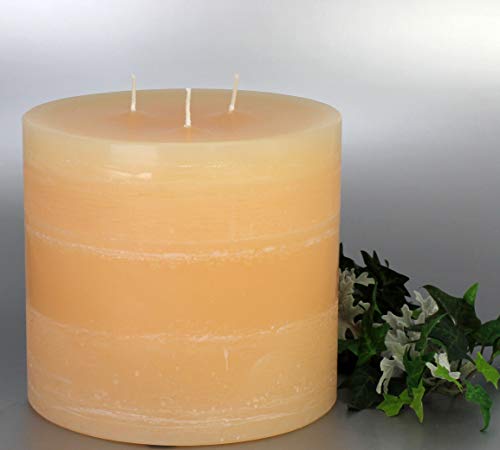 Landhaus Kerze mit 3 Dochte, Champagner - 12 x 16 cm - 4011 - Docht Indoor Kerze mit Struktur im Landhausstil. Eine schöne Kerze für Ihr Zuhause. 3 wick pillar candles. Landhaus Kerze mit 3 Dochte, Champagner - 12 x 16 cm - 4011 - Docht Indoor Kerze mit Struktur im Landhausstil. Eine schöne Kerze für Ihr Zuhause. 3 wick pillar candles. von Kerzen Junglas