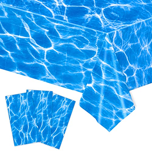 Kesfey 3 Pack Ozean Welle Tischdecken 137 x 274 cm spritzwassergeschützt Kunststoff Party Tischdecken mit Meer Hintergrund für Strand Geburtstag Party Dekoration Kesfey 3 Pack Ozean Welle Tischdecken 137 x 274 cm spritzwassergeschützt Kunststoff Party Tischdecken mit Meer Hintergrund für Strand Geburtstag Party Dekoration von Kesfey