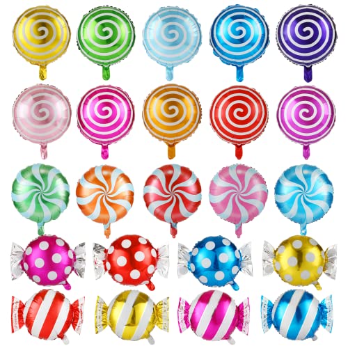 Kesote 23x Folienballon Kinder Heliumballons Süßigkeiten Helium Ballons Candy Luftballons für Geburtstag Party Deko Kesote 23x Folienballon Kinder Heliumballons Süßigkeiten Helium Ballons Candy Luftballons für Geburtstag Party Deko von Kesote