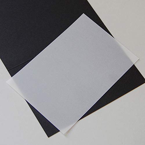 100 transparente Einlegeblätter 16,3 x 11,3 cm (für Klappkarten 16,5 x 11,5 cm) von Kettcards