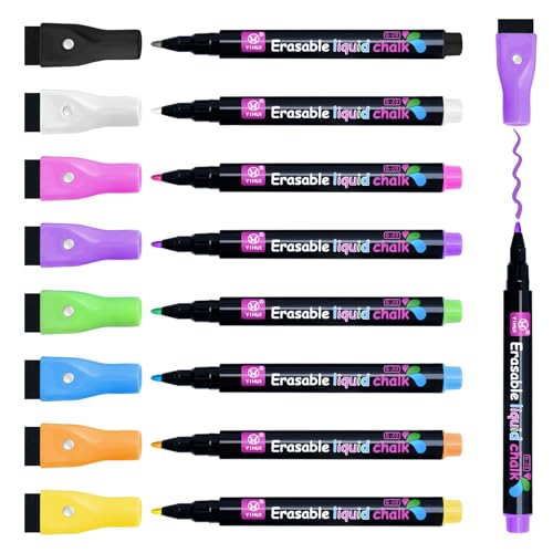 8 Farben Whiteboard Stifte Mit Radiergummi, Magnetische Whiteboard Marker, Dry Erase Marker Feiner Spitze Für White Board,Karton, Glasfenster, Spiegel und Büroglastüren sowie Plantafeln 8 Farben Whiteboard Stifte Mit Radiergummi, Magnetische Whiteboard Marker, Dry Erase Marker Feiner Spitze Für White Board,Karton, Glasfenster, Spiegel und Büroglastüren sowie Plantafeln von Keukenket