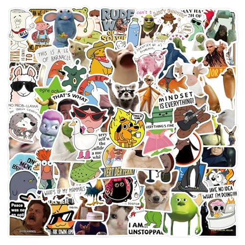 100 Stück Lustige Meme Aufkleber, Classic Meme Aufkleber, Wissenschaft Vinyl Graffiti Decals für Laptop Skateboard Auto Koffer, Jugendliche und Erwachsene 100 Stück Lustige Meme Aufkleber, Classic Meme Aufkleber, Wissenschaft Vinyl Graffiti Decals für Laptop Skateboard Auto Koffer, Jugendliche und Erwachsene von Keulablen