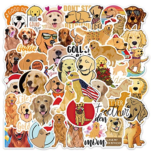 50 Stück Cute Hunde Stickers, Kawaii Graffiti Aufkleber, Niedliche Vinyl Wasserdichte Aufkleber für Skateboard Computer Laptop Gitarre, Kinder von Keulablen