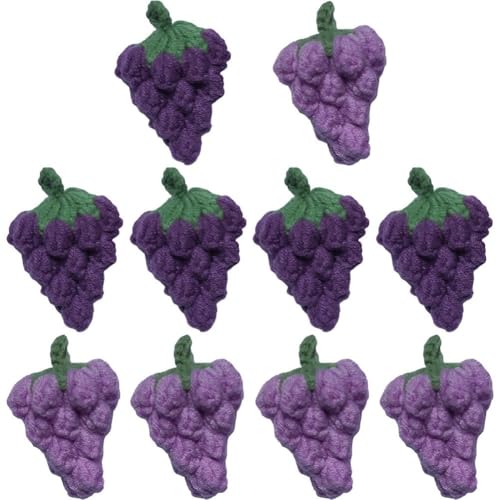 10 Teile/Satz Handgemachte Häkeln Widgets Kreative 3 Stile Trauben Kirschen Apfel Obst Form Anhänger Dekoration Handwerk 10 Teile/Satz Handgemachte Häkeln Widgets Kreative 3 Stile Trauben Kirschen Apfel Obst Form Anhänger Dekoration Handwerk von Keuyeo