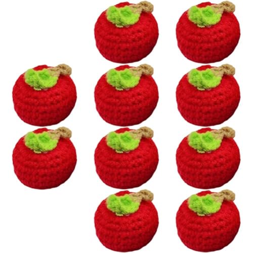 10 Teile/Satz Handgemachte Häkeln Widgets Kreative 3 Stile Trauben Kirschen Apfel Obst Form Anhänger Dekoration Handwerk 10 Teile/Satz Handgemachte Häkeln Widgets Kreative 3 Stile Trauben Kirschen Apfel Obst Form Anhänger Dekoration Handwerk von Keuyeo