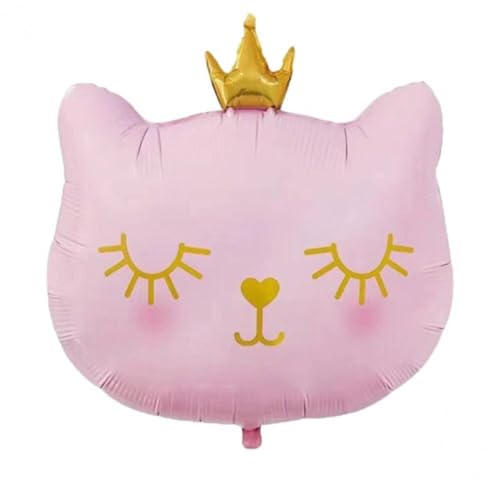Folienballon, Großer Katzenkopf, Tiere, Luftballons, Perfekt Für Kindergeburtstagsparty-dekoration, Event-partyzubehör von Keuyeo