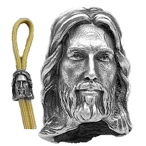 Jesus Messer Lanyard Perlen Retter Kopf Skulptur Messing Paracord Perlen DIY Handwerk Armband Schlüsselanhänger Charm Anhänger Zubehör Jesus Messer Lanyard Perlen Retter Kopf Skulptur Messing Paracord Perlen DIY Handwerk Armband Schlüsselanhänger Charm Anhänger Zubehör von Keuyeo