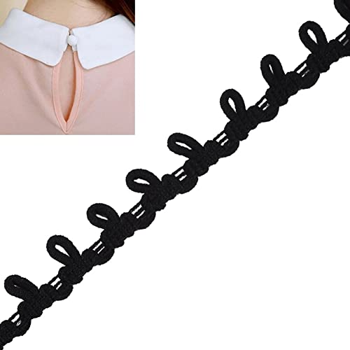 Keuyeo 10 Yards Elastische Knopfschlaufen Besatzband Kragenverlängerungen Schlaufe Schneiderbesatz Spitzenband DIY Zubehör 1,5 cm Keuyeo 10 Yards Elastische Knopfschlaufen Besatzband Kragenverlängerungen Schlaufe Schneiderbesatz Spitzenband DIY Zubehör 1,5 cm von Keuyeo