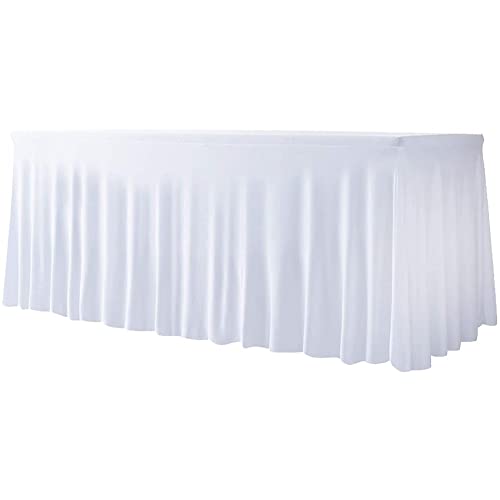 Keuyeo Spandex-rechteck-tischrock, Elastische Tischdecke, Knitterfrei, Für Hotel, Hochzeitstag, Party-Dekoration Keuyeo Spandex-rechteck-tischrock, Elastische Tischdecke, Knitterfrei, Für Hotel, Hochzeitstag, Party-Dekoration von Keuyeo