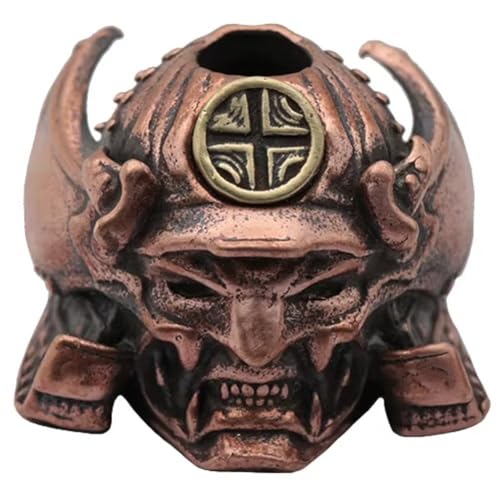 Messing Japanische Samurai Helm Lanyard Perle Für Messer – Paracord Fallschirmschnur Perlen DIY Schlüsselanhänger Handgefertigte Charms Messing Japanische Samurai Helm Lanyard Perle Für Messer – Paracord Fallschirmschnur Perlen DIY Schlüsselanhänger Handgefertigte Charms von Keuyeo