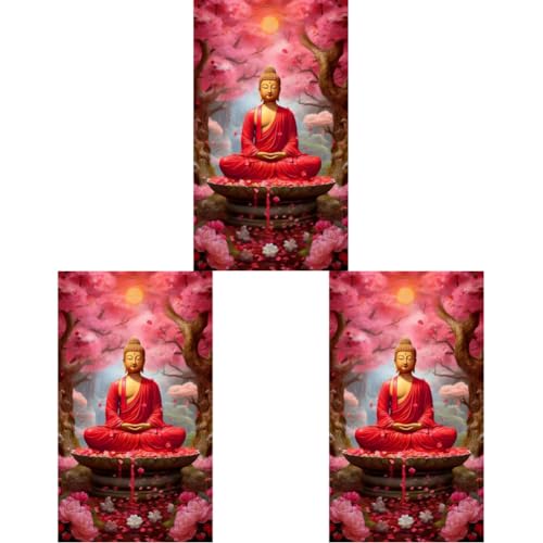Kexpery 5D-Diamant-Malset, Buddha, 40 x 70 cm, für Wanddekoration, DIY, einfach und bunt Kexpery 5D-Diamant-Malset, Buddha, 40 x 70 cm, für Wanddekoration, DIY, einfach und bunt von Kexpery