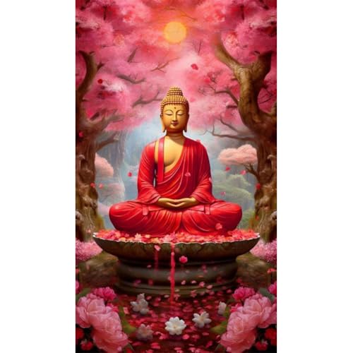 Kexpery 5D-Diamant-Malset, Buddha, 40 x 70 cm, für Wanddekoration, DIY, einfach und bunt Kexpery 5D-Diamant-Malset, Buddha, 40 x 70 cm, für Wanddekoration, DIY, einfach und bunt von Kexpery