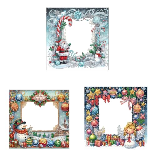 Kexpery Diamantmalerei-Set, Fotorahmen, DIY, 2D, für Weihnachten, Dekoration für Büro und Haus, einfach zu montieren Kexpery Diamantmalerei-Set, Fotorahmen, DIY, 2D, für Weihnachten, Dekoration für Büro und Haus, einfach zu montieren von Kexpery