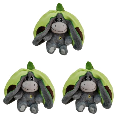 Kexpery Puppe Esel, Frucht, mit Atmungsbewegung, niedliches Panda-Cartoon, für Schlaf und Entspannung Kexpery Puppe Esel, Frucht, mit Atmungsbewegung, niedliches Panda-Cartoon, für Schlaf und Entspannung von Kexpery