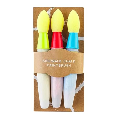 Kexpery Set von 3 waschbaren Kreidefarben Pinsel for DIY Sidewalk Outdoor -Spiele for Kinder Kexpery Set von 3 waschbaren Kreidefarben Pinsel for DIY Sidewalk Outdoor -Spiele for Kinder von Kexpery