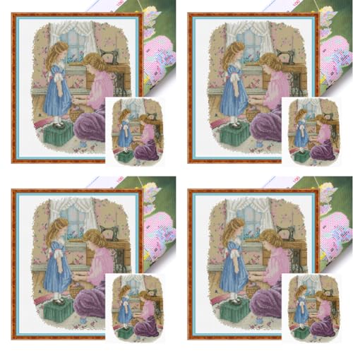 Kexpery Teilweise Stickkit im ökologischen Baumwoll 14ct Muttermodell Liebe 40x50 cm for Stickerei am Kreuzstich Kexpery Teilweise Stickkit im ökologischen Baumwoll 14ct Muttermodell Liebe 40x50 cm for Stickerei am Kreuzstich von Kexpery