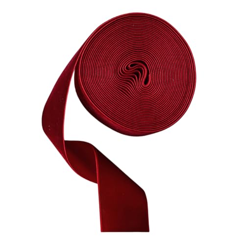 Kexpery Weihnachts -Samtband for Weihnachtsdekoration, Geschenkverpackung, festliche DIY -Schmetterlingsknoten von Kexpery
