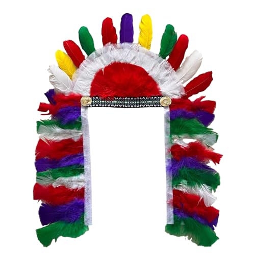 Handgefertigter Kopfschmuck, ethnisch, indisch, Kokoshnik, bunt, Stamm, Foto-Requisiten von Kexpsogy
