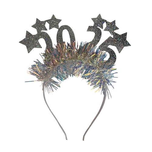Kexpsogy 2025 Neujahrsparty-Haarreif, Karneval, Party, Pailletten, Girlanden, Kopfbedeckung für Erwachsene, Teenager, glitzernde Festival-Requisiten, Haarreifen Kexpsogy 2025 Neujahrsparty-Haarreif, Karneval, Party, Pailletten, Girlanden, Kopfbedeckung für Erwachsene, Teenager, glitzernde Festival-Requisiten, Haarreifen von Kexpsogy