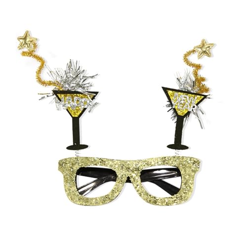 Kexpsogy Partybrille mit Sternmuster, bequem, für Neujahr, Feiern, Geburtstage, Hochzeiten Kexpsogy Partybrille mit Sternmuster, bequem, für Neujahr, Feiern, Geburtstage, Hochzeiten von Kexpsogy