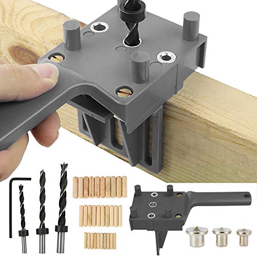 Keyohome 41 Stück Bohrschablonen, Dübel, Holzdübel, Parallelanschlag, Dübel, Zentrierstift, Zapfen, 6 mm/8 mm/10 mm, Bolzen aus Holz, handgefertigt, 41 Stück, Grau Keyohome 41 Stück Bohrschablonen, Dübel, Holzdübel, Parallelanschlag, Dübel, Zentrierstift, Zapfen, 6 mm/8 mm/10 mm, Bolzen aus Holz, handgefertigt, 41 Stück, Grau von Keyohome