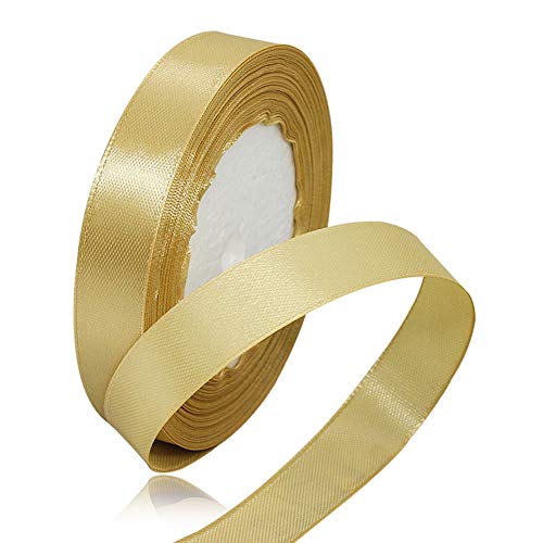 Geschenkband Gold, Satinband Gold 20mmx 22 m,Schleifenband Gold Band Geschenkbänder,Schleifenband Stoffband Bänder Für Weihnachten Geschenkverpackungen,Hochzeit, Taufe Und Geburtstag Geschenke Geschenkband Gold, Satinband Gold 20mmx 22 m,Schleifenband Gold Band Geschenkbänder,Schleifenband Stoffband Bänder Für Weihnachten Geschenkverpackungen,Hochzeit, Taufe Und Geburtstag Geschenke von Keyoung
