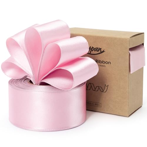 Keypan Rosa Satinband Double-Faced verdrahtet Bänder für Geschenkverpackungen Blumenstrauß Bögen Hochzeit Einladung Weihnachten Dekoration Handwerk 1-1/2 Zoll 9.14m Keypan Rosa Satinband Double-Faced verdrahtet Bänder für Geschenkverpackungen Blumenstrauß Bögen Hochzeit Einladung Weihnachten Dekoration Handwerk 1-1/2 Zoll 9.14m von Keypan
