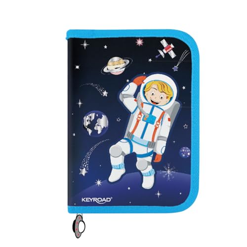 Keyroad Federmäppchen, Ausgestattet, Federtasche Mit Inhalt 29 Teile, 19x13x4,2 cm, Farbmix, Mäppchen Junge, Federmäppchen Mädchen. 1 Stück von Keyroad