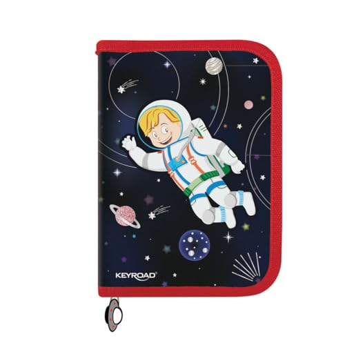 Keyroad Federmäppchen, Ausgestattet, Federtasche mit Inhalt 42 Teile, 19x13x4,2 cm, Farbmix, Mäppchen Junge, Federmäppchen Mädchen Keyroad Federmäppchen, Ausgestattet, Federtasche mit Inhalt 42 Teile, 19x13x4,2 cm, Farbmix, Mäppchen Junge, Federmäppchen Mädchen von Keyroad