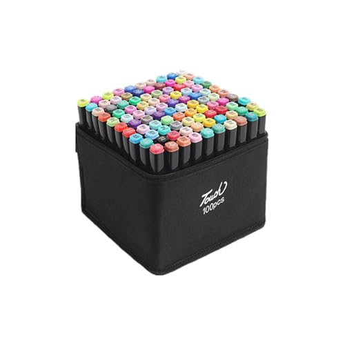 100 Farben Doppelspitzen MarkierungsstifteSet, Modell Von Markern Mit Feiner Spitze Und Pinselspitze, Farbmarker, Malmarkierungsstift Für Erwachsene Künstler Zum Ausmalen, Zeichnen, Skizzieren 100 Farben Doppelspitzen MarkierungsstifteSet, Modell Von Markern Mit Feiner Spitze Und Pinselspitze, Farbmarker, Malmarkierungsstift Für Erwachsene Künstler Zum Ausmalen, Zeichnen, Skizzieren von Keyubria