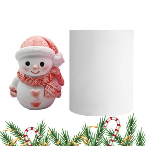 Silikonform, Weihnachten Gießform, Weihnachten Kerzenform, Silikonform Weihnachten Kerzenform Für Seife Kerze Aromasteinen Winter Weihnachtsdeko von Keyubria