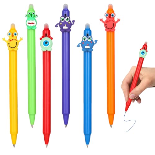 Kezidhp 6 Stück Radierbarer Kugelschreiber, 0,5mm Blau Fun Radierbare Stifte, Gelstifte Radierbar, Erasable Pen Für Studenten Geschenk, Schul Bürobedarf, Löschbare Gelstifte,süßer Tintenroller Kezidhp 6 Stück Radierbarer Kugelschreiber, 0,5mm Blau Fun Radierbare Stifte, Gelstifte Radierbar, Erasable Pen Für Studenten Geschenk, Schul Bürobedarf, Löschbare Gelstifte,süßer Tintenroller von Kezidhp
