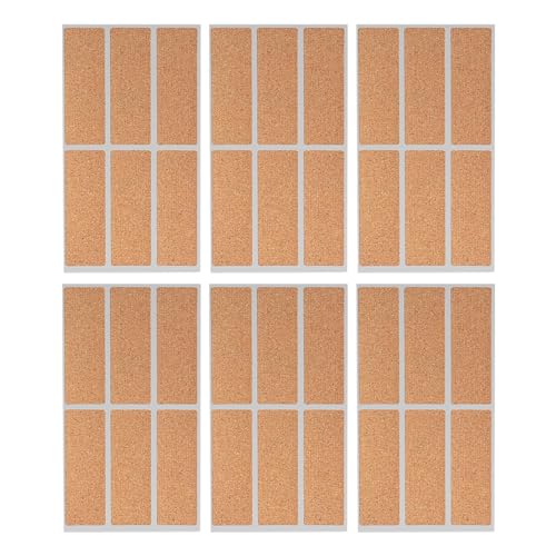 Kezvmhy Selbstklebende Etiketten aus Holz, wasserdicht, abnehmbar, selbstklebend, Kork-Holzaufkleber, Lebensmitteletiketten, Namensgeschenkanhänger, Behälteretiketten, Gläser, Flaschen von Kezvmhy