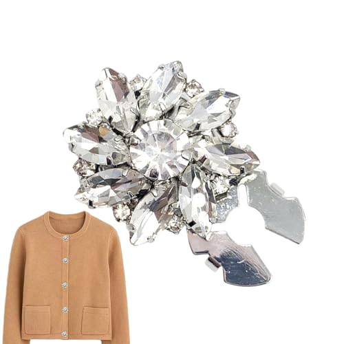 Kezvmhy Strass-Knöpfe – Strass-Knöpfe für Kleidung, Strass-Knopfabdeckung, exquisites Aussehen, Vista-Druck, abnehmbare Strass-Knöpfe – Blumen-Charm-Zubehör, Schmuckherstellung Kezvmhy Strass-Knöpfe – Strass-Knöpfe für Kleidung, Strass-Knopfabdeckung, exquisites Aussehen, Vista-Druck, abnehmbare Strass-Knöpfe – Blumen-Charm-Zubehör, Schmuckherstellung von Kezvmhy