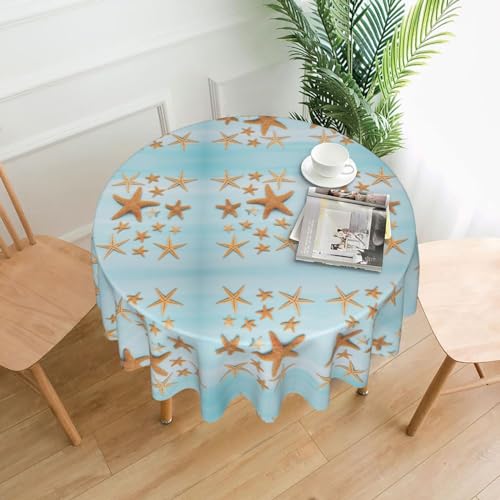 3D Schöner maritimer Sommertisch, 152,4 cm, Tischdecke, Tischdecke, Dekoration, Küche, Esszimmer, Buffet, Partys, Camping 3D Schöner maritimer Sommertisch, 152,4 cm, Tischdecke, Tischdecke, Dekoration, Küche, Esszimmer, Buffet, Partys, Camping von Kfjghhl
